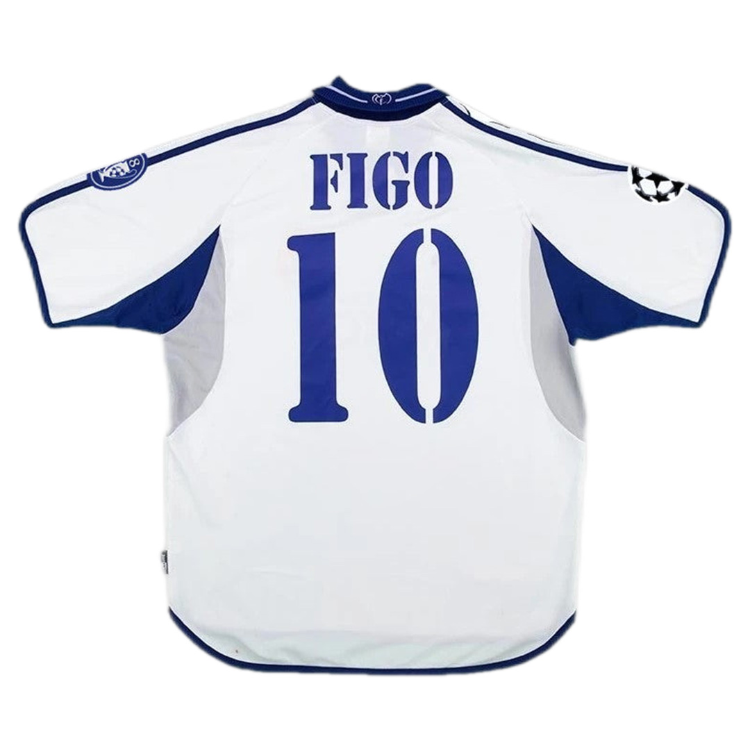 Figo #10 Retro Real Madrid Home Jersey 2000/01 - minejerseys