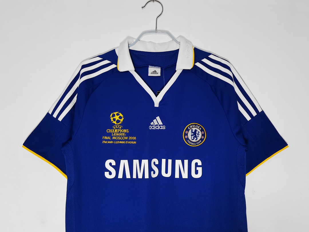 Retro Chelsea UCL Final Home Jersey 2008 - minejerseys
