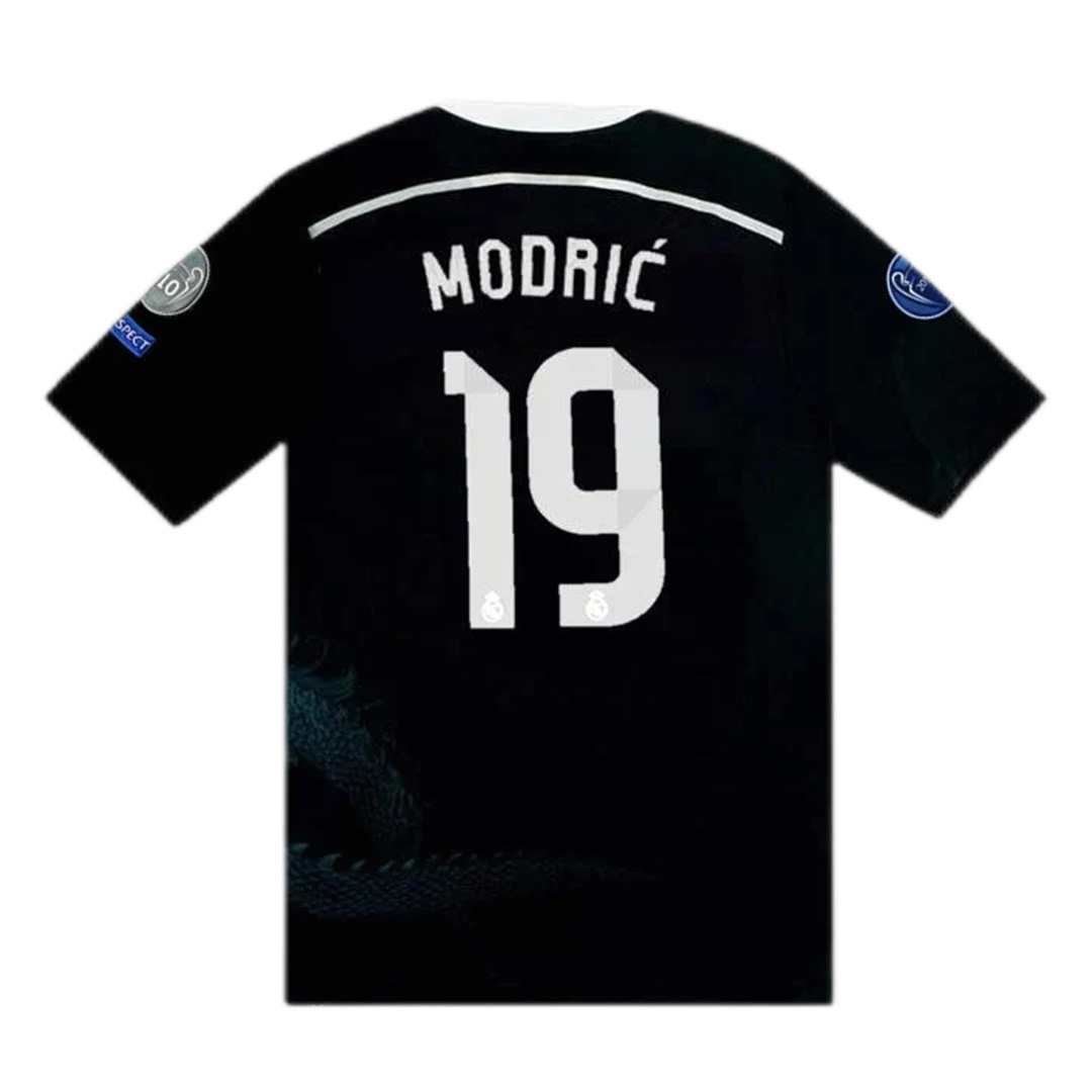 MODRIĆ #19 Retro Real Madrid UCL Third Jersey 2014/15 - minejerseys