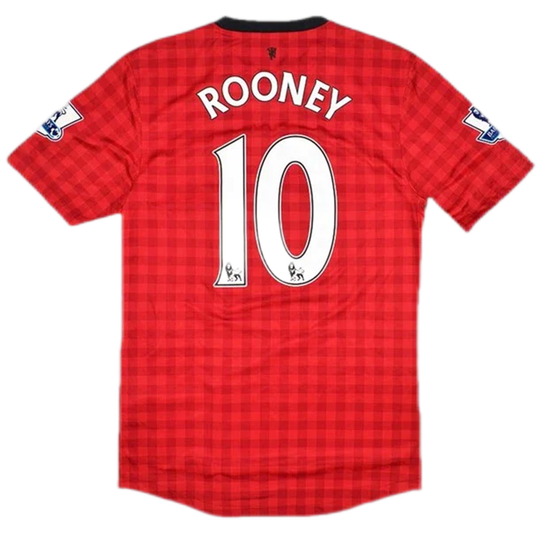 ROONEY #10 Retro Manchester United Home Jersey 2012/13 - minejerseys