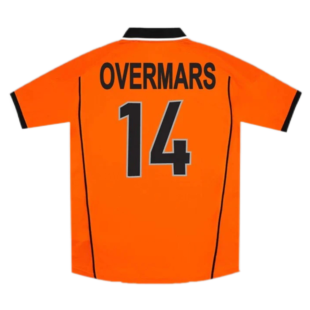 OVERMARS #14 Retro Netherlands Home Jersey World Cup 1998 - minejerseys