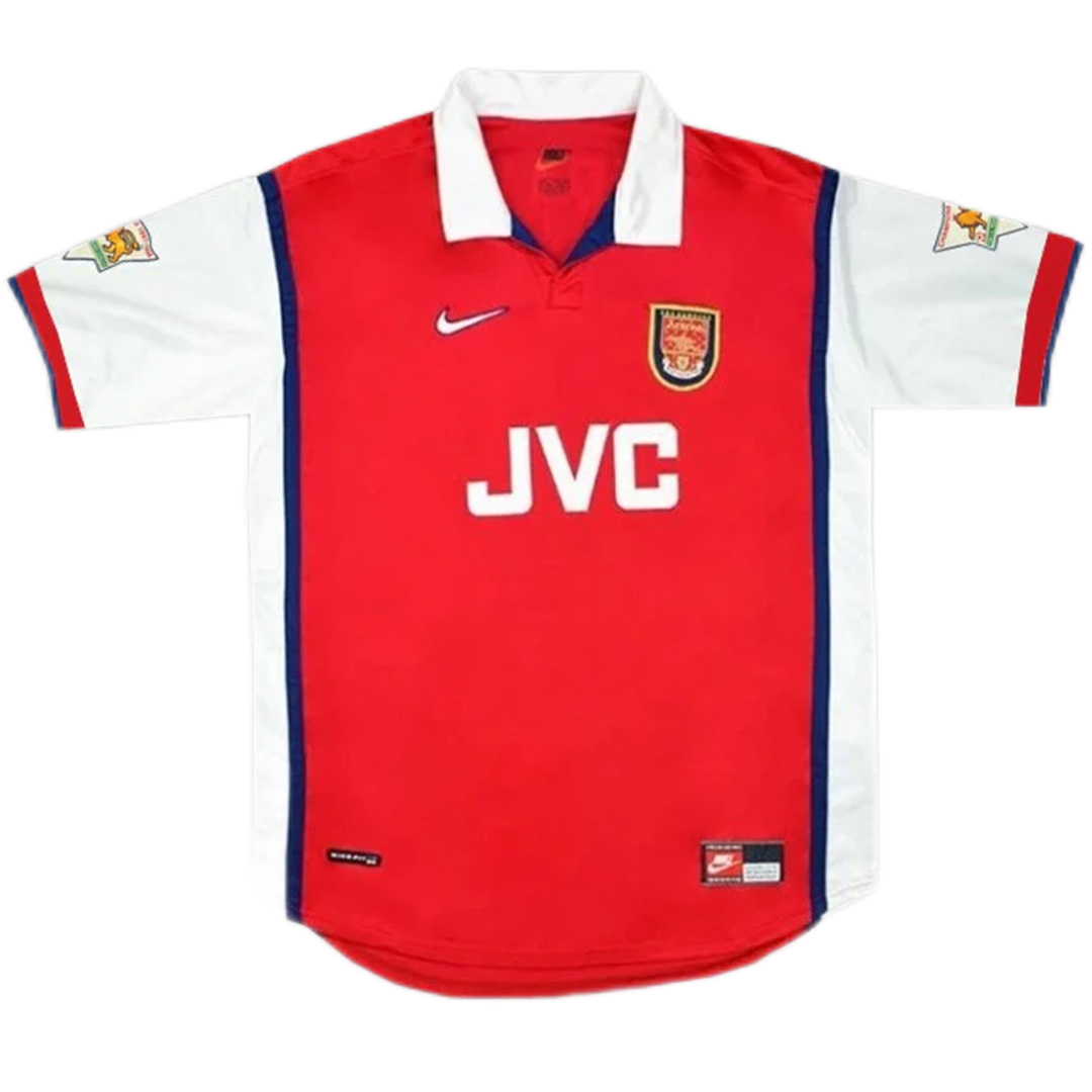 Bergkamp #10 Retro Arsenal Home Jersey 1998/99 - minejerseys