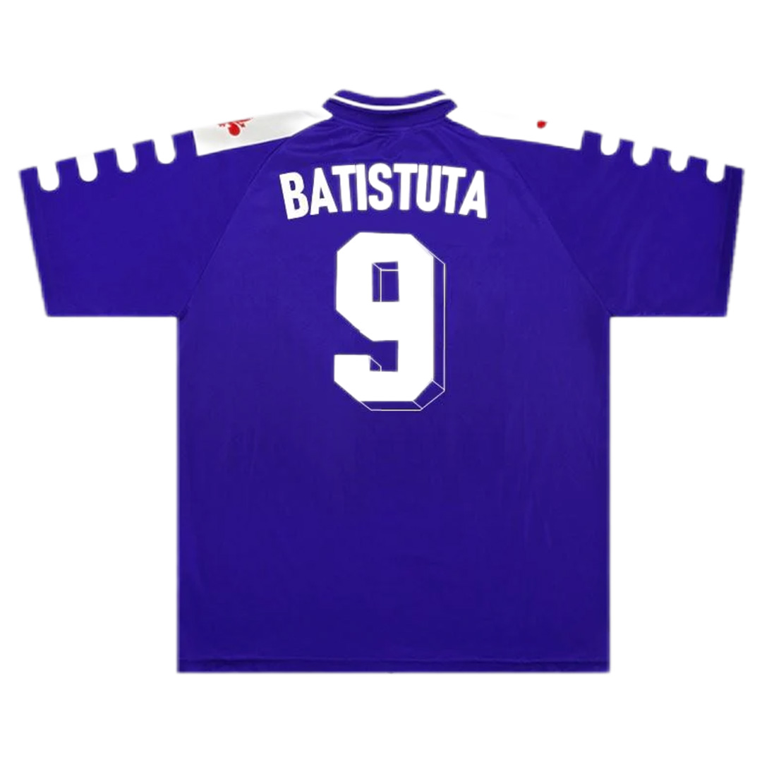 BATISTUTA #9 Retro Fiorentina Home Jersey 1998/99 - minejerseys