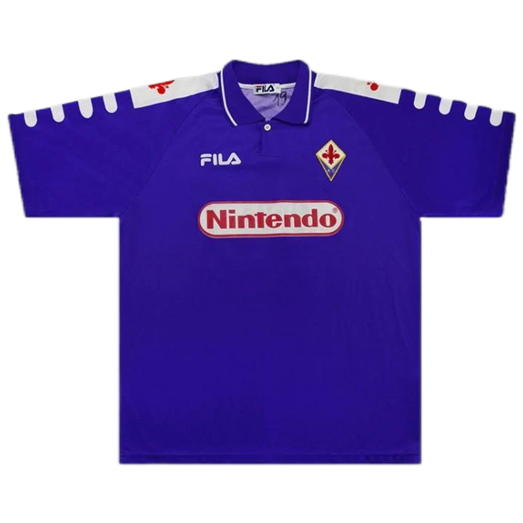 RUI COSTA #10 Retro Fiorentina Home Jersey 1998/99 - minejerseys