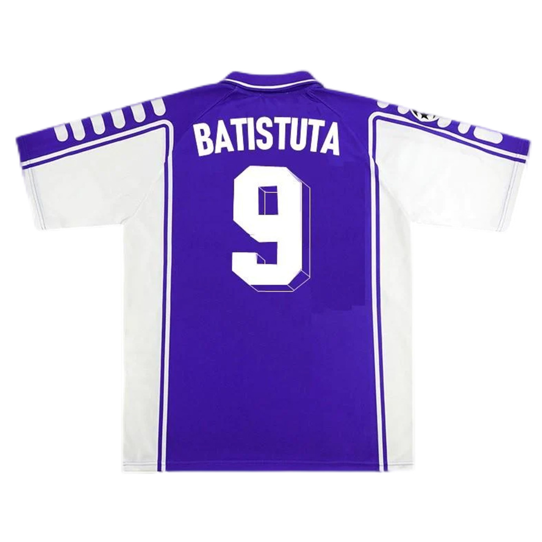 BATISTUTA #9 Fiorentina Home Jersey 1999/00 - minejerseys