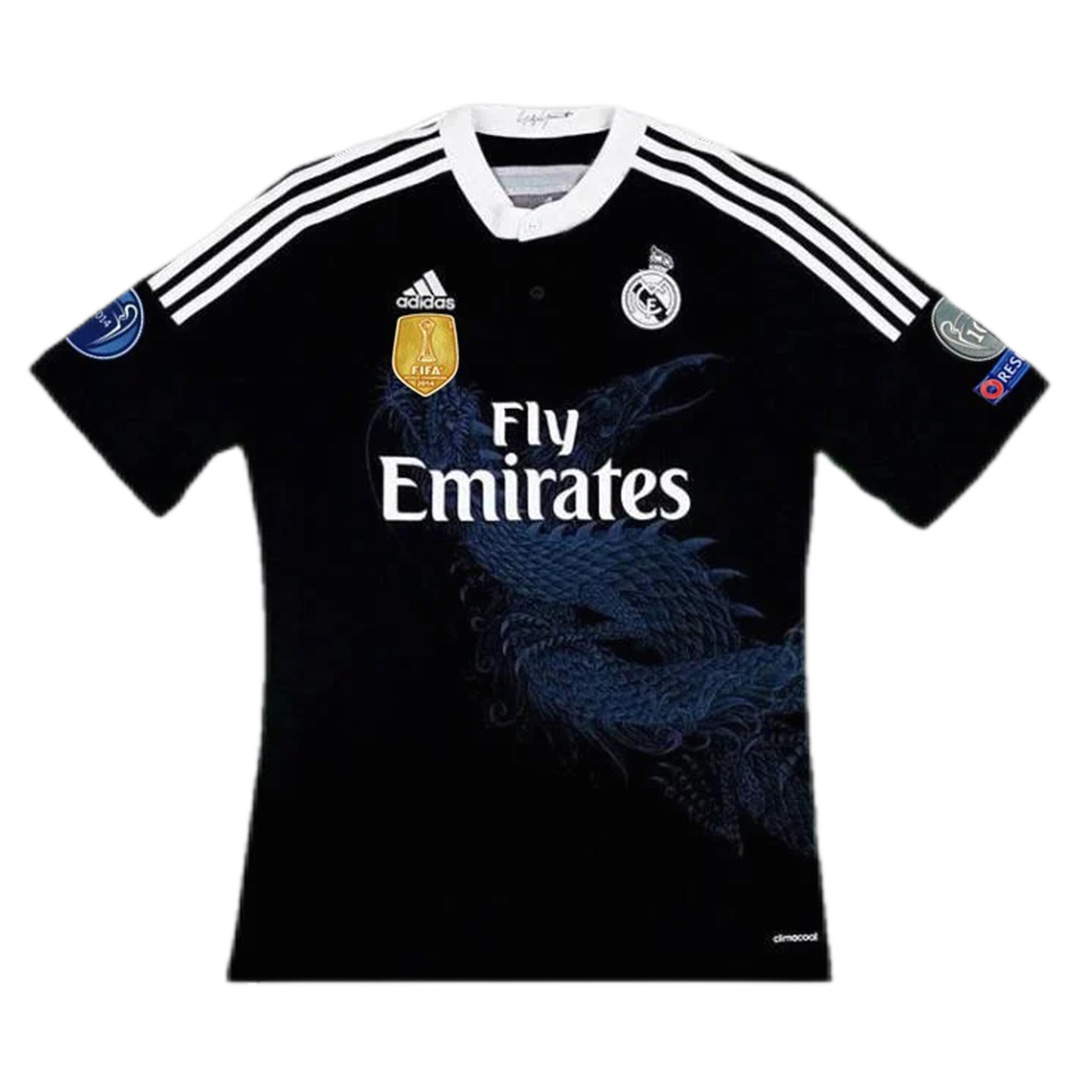 Ronaldo #7 Retro Real Madrid UCL Third Jersey 2014/15 - minejerseys