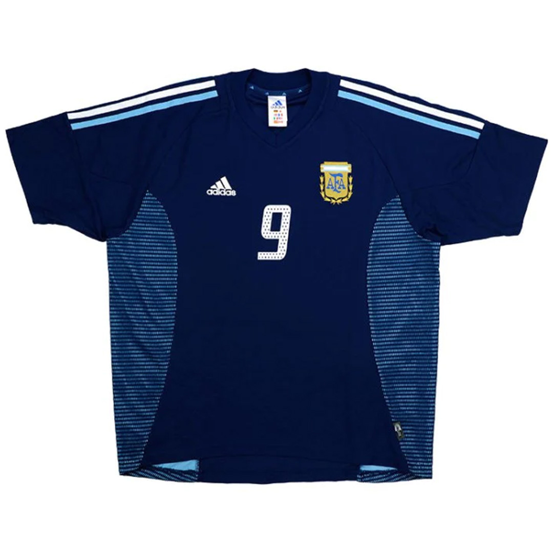 BATISTUTA #9 Retro Argentina Away Jersey World Cup 2002 - minejerseys