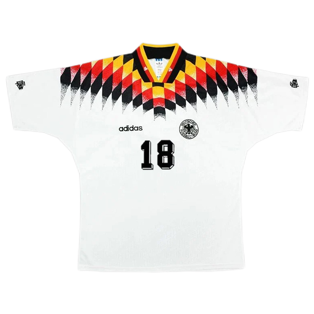 KLINSMANN #18 Retro Germany Jersey Home 1994 - minejerseys