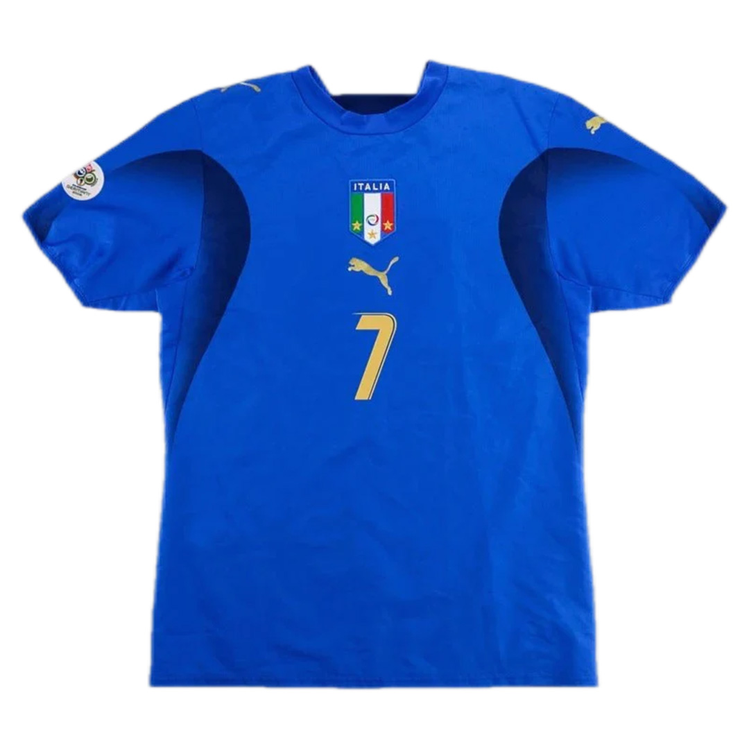 Del Piero #7 Retro Italy Home Jersey World Cup 2006 - minejerseys