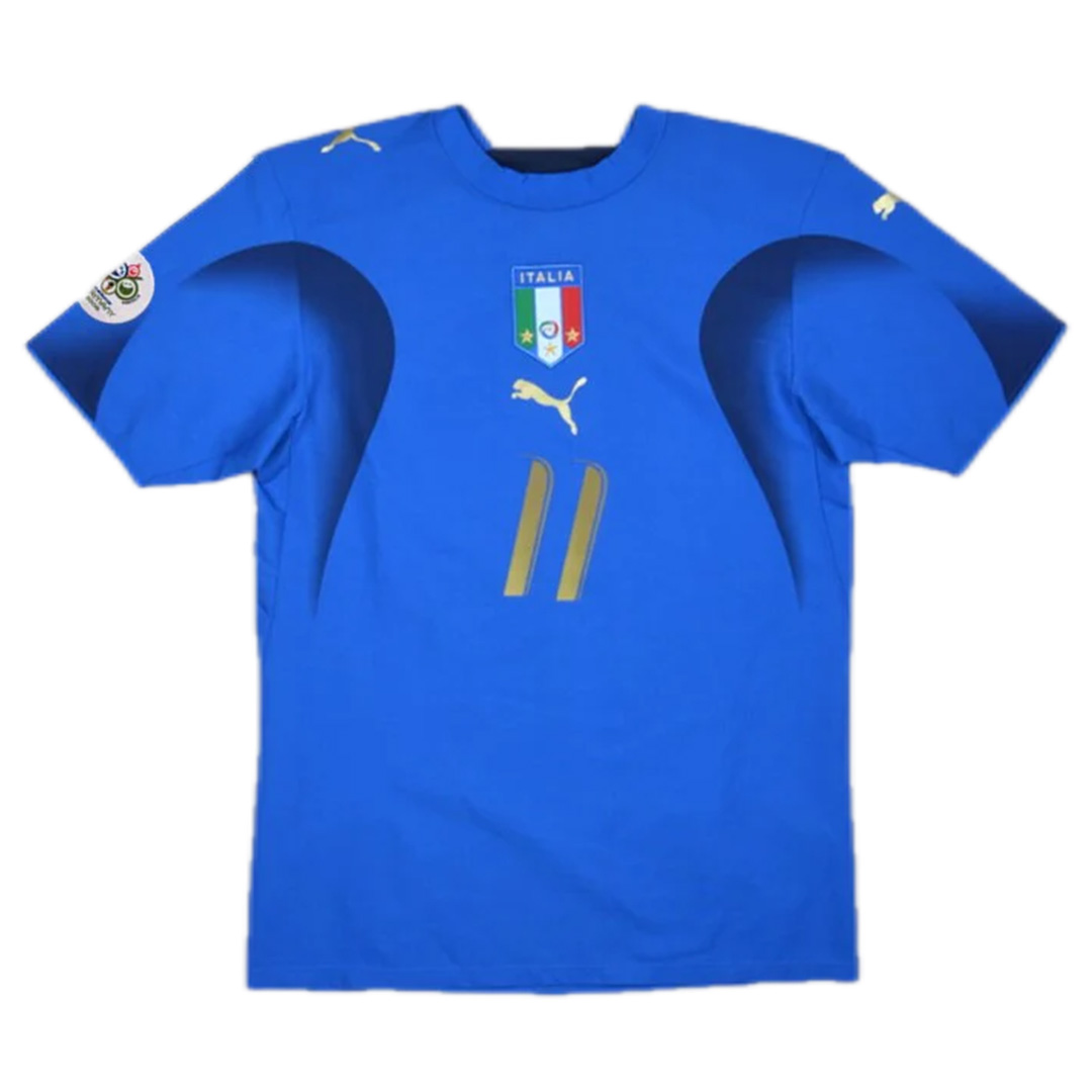 GILARDINO #11 Retro Italy Home Jersey World Cup 2006 - minejerseys