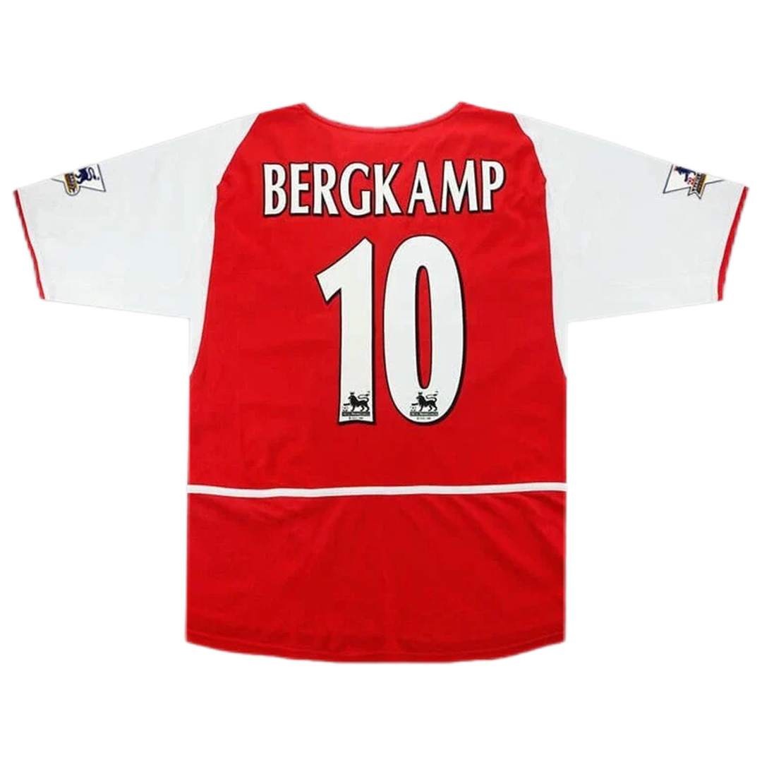 Bergkamp #10 Retro Arsenal Home Jersey 2002/04 - minejerseys