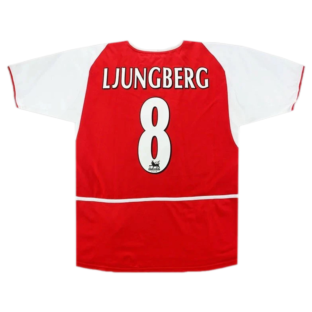 LJUNGBERG #8 Retro Arsenal Home Jersey 2002/04 - minejerseys