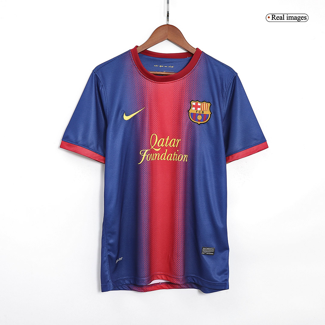 Messi #10 Retro Barcelona Home Jersey 2012/13 - minejerseys