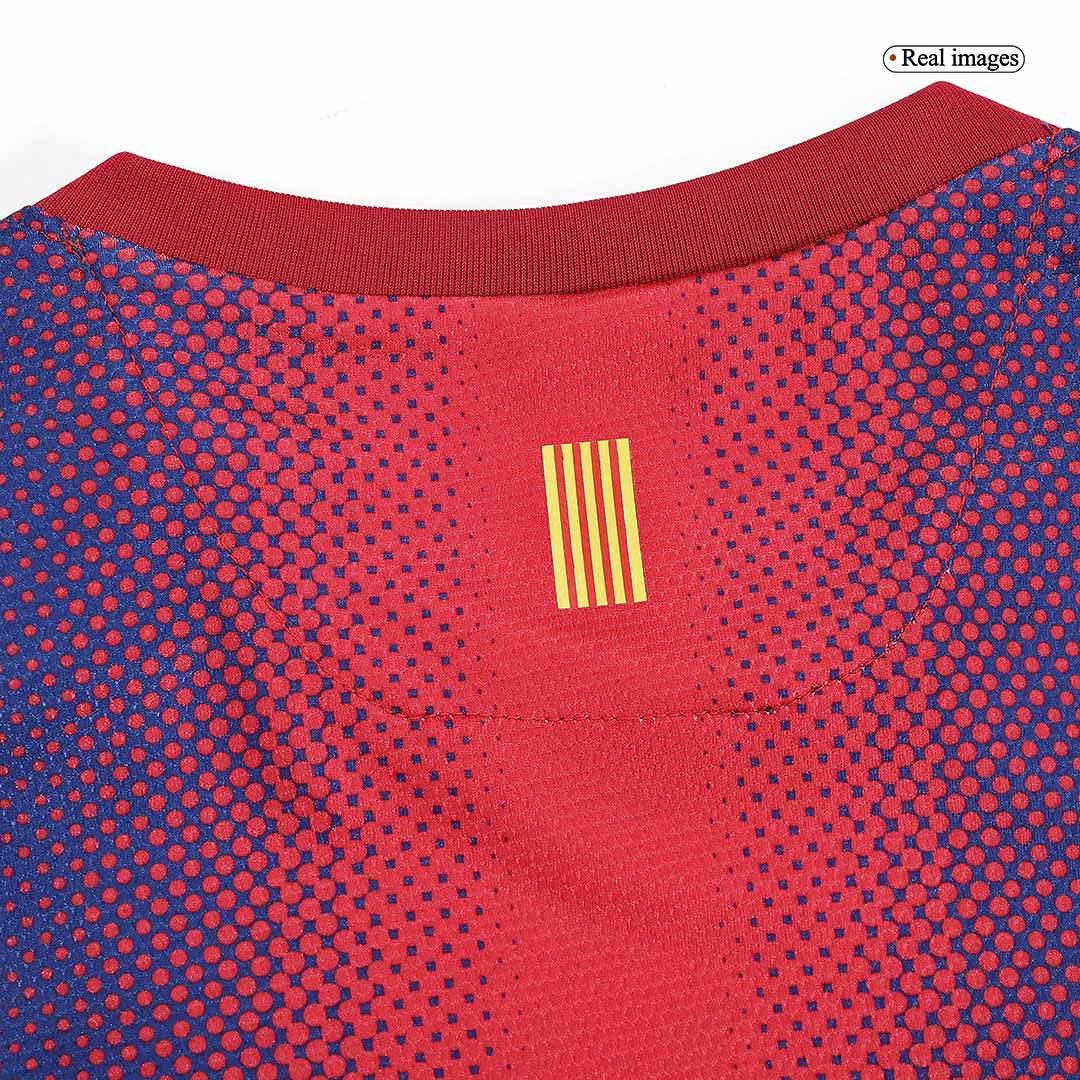 Messi #10 Retro Barcelona Home Jersey 2012/13 - minejerseys