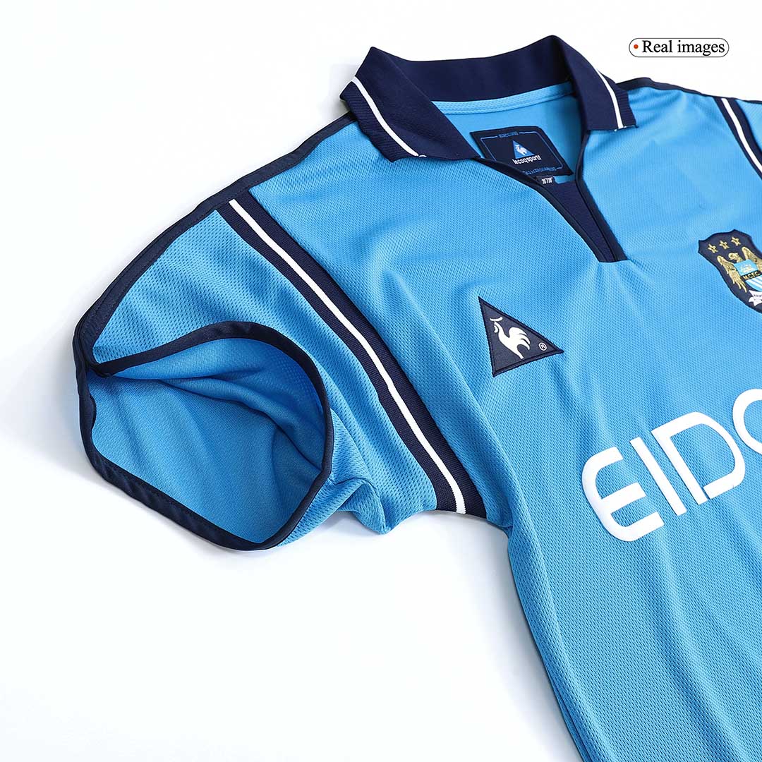 Retro Manchester City Home Jersey 2001/02 - minejerseys