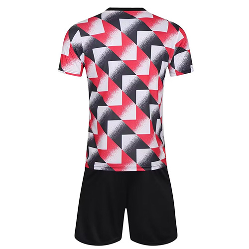 Customize Team Jersey Kit(Shirt+Short) Red & Black 728 - minejerseys
