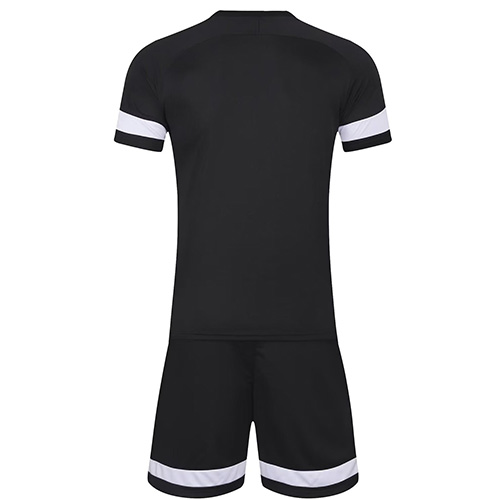 NK-762 Customize Team Jersey Kit(Shirt+Short) Black - minejerseys