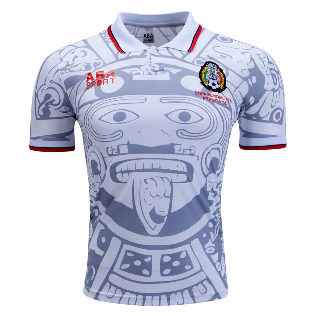 Retro Mexico Away Jersey World Cup 1998 - minejerseys