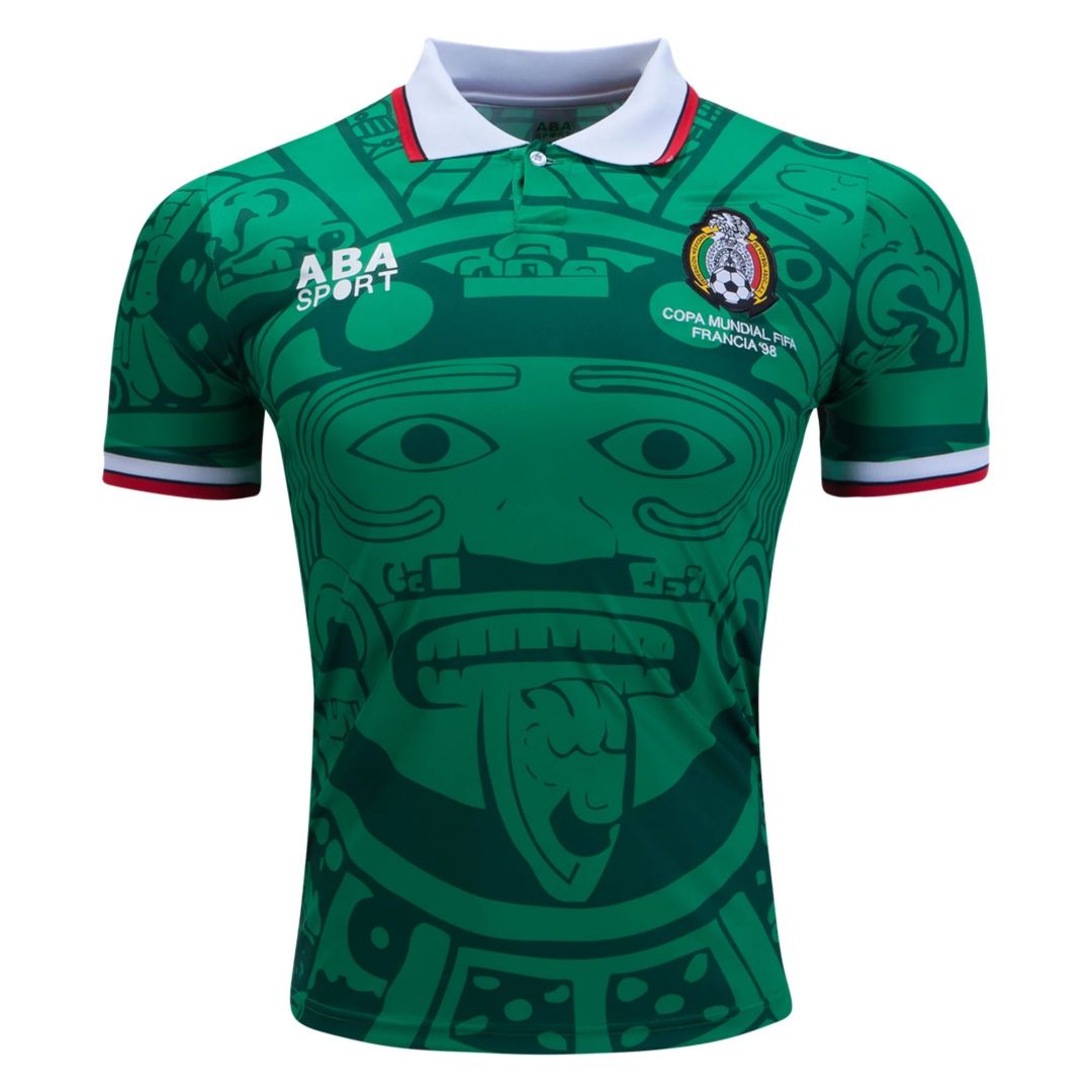 BLANCO #11 Retro Mexico Home Jersey World Cup 1998 - minejerseys