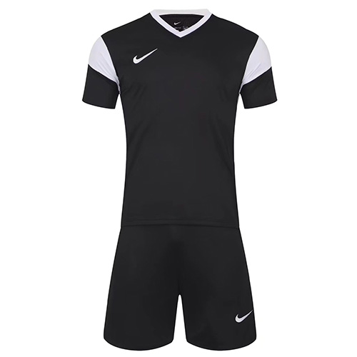 NK-761 Customize Team Jersey Kit(Shirt+Short) Black - minejerseys