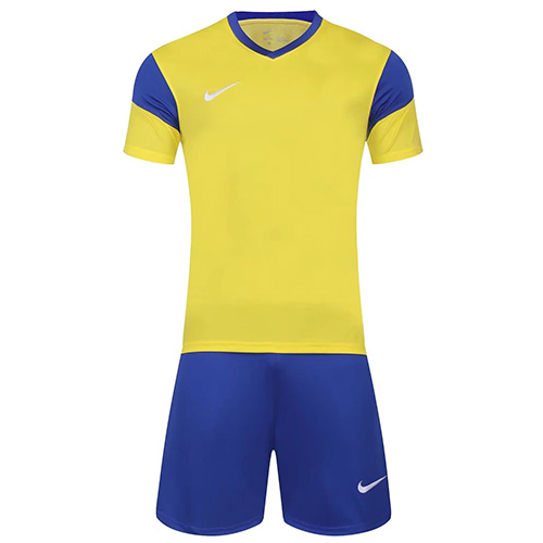 NK-761 Customize Team Jersey Kit(Shirt+Short) Yellow - minejerseys
