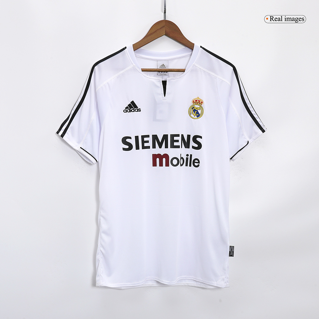 Ronaldo #9 Retro Real Madrid Home Jersey 2003/04 - minejerseys