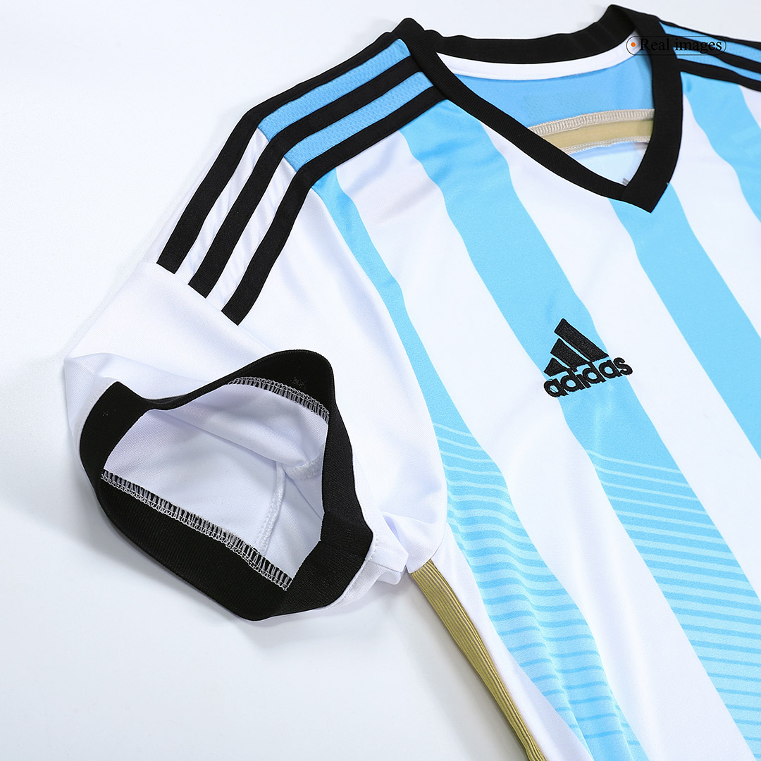 Messi #10 Retro Argentina Home Jersey 2014/15 - minejerseys