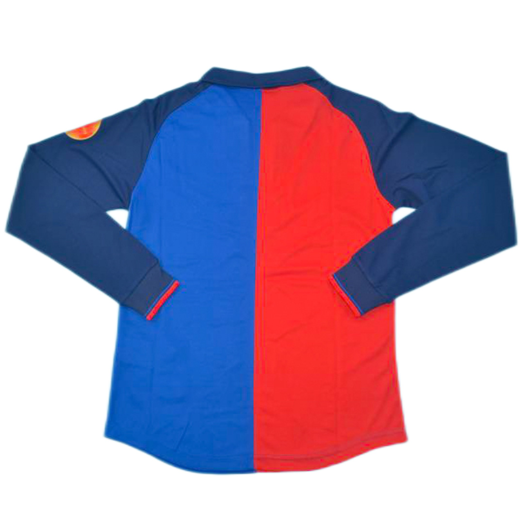 Retro Barcelona Home Long Sleeve Jersey 1999/00 - minejerseys