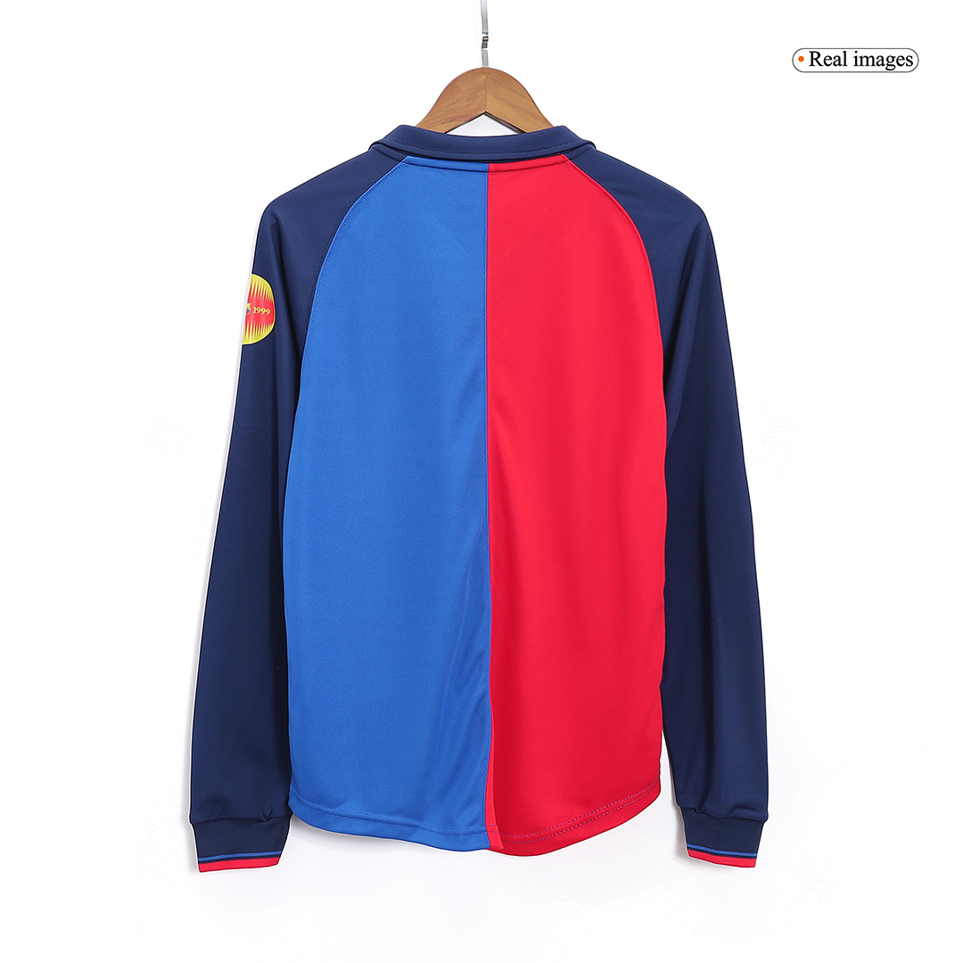 Retro Barcelona Home Long Sleeve Jersey 1999/00 - minejerseys