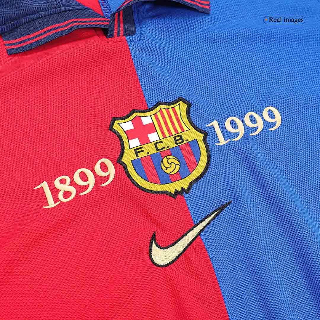 Retro Barcelona Home Long Sleeve Jersey 1999/00 - minejerseys