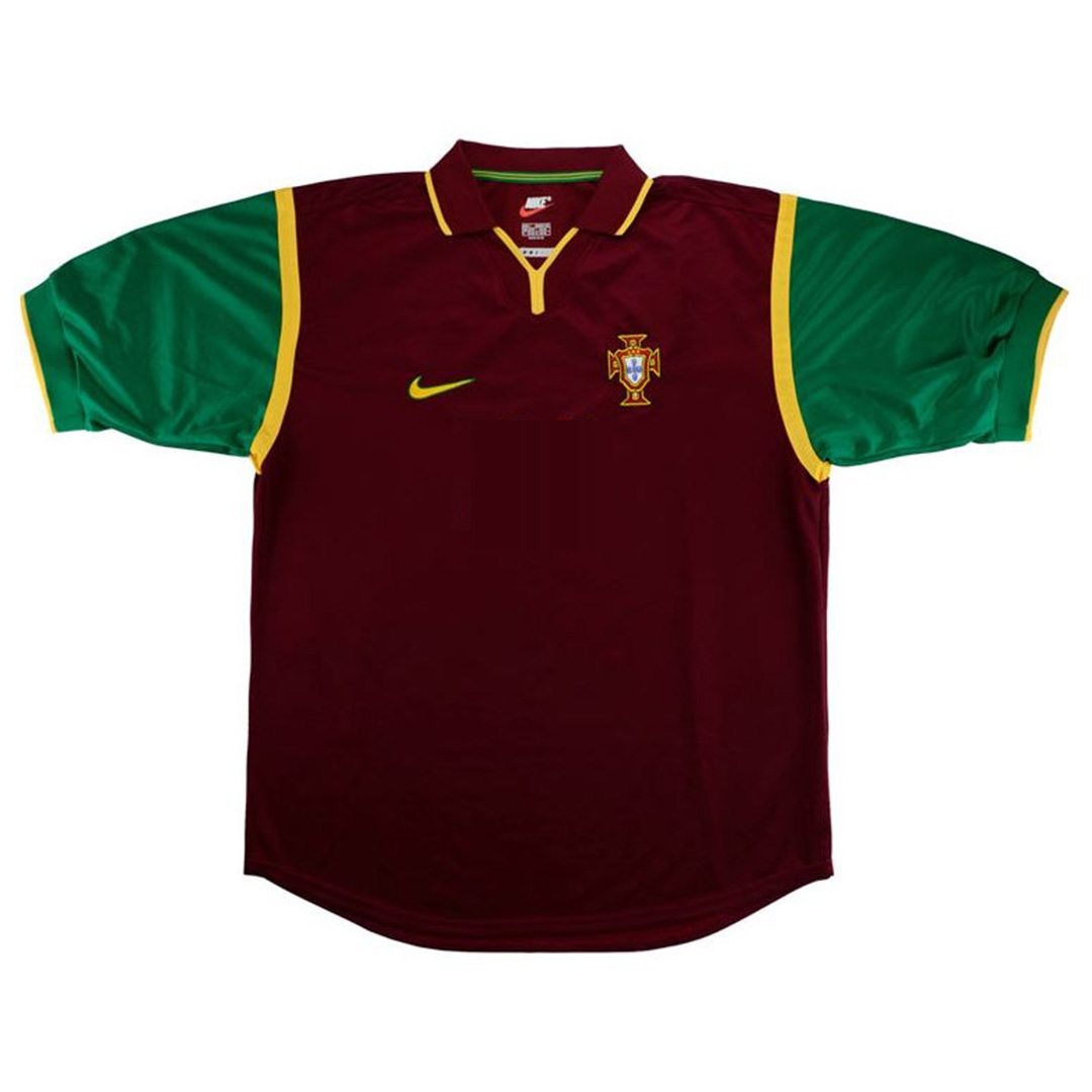 FIGO #7 Retro Portugal Home Jersey 1998 - minejerseys