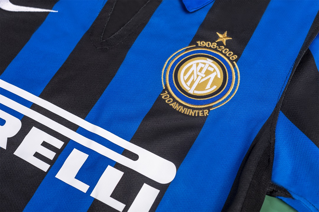 Retro Inter Milan 100th Anniversary Home Jersey 2007/08 - minejerseys