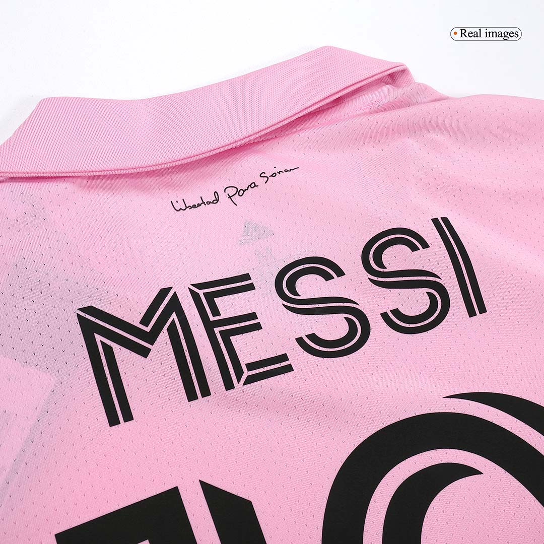 [Super Replica] Inter Miami Messi #10 Jersey The Heart Beat Kit Player Version 2022 - minejerseys