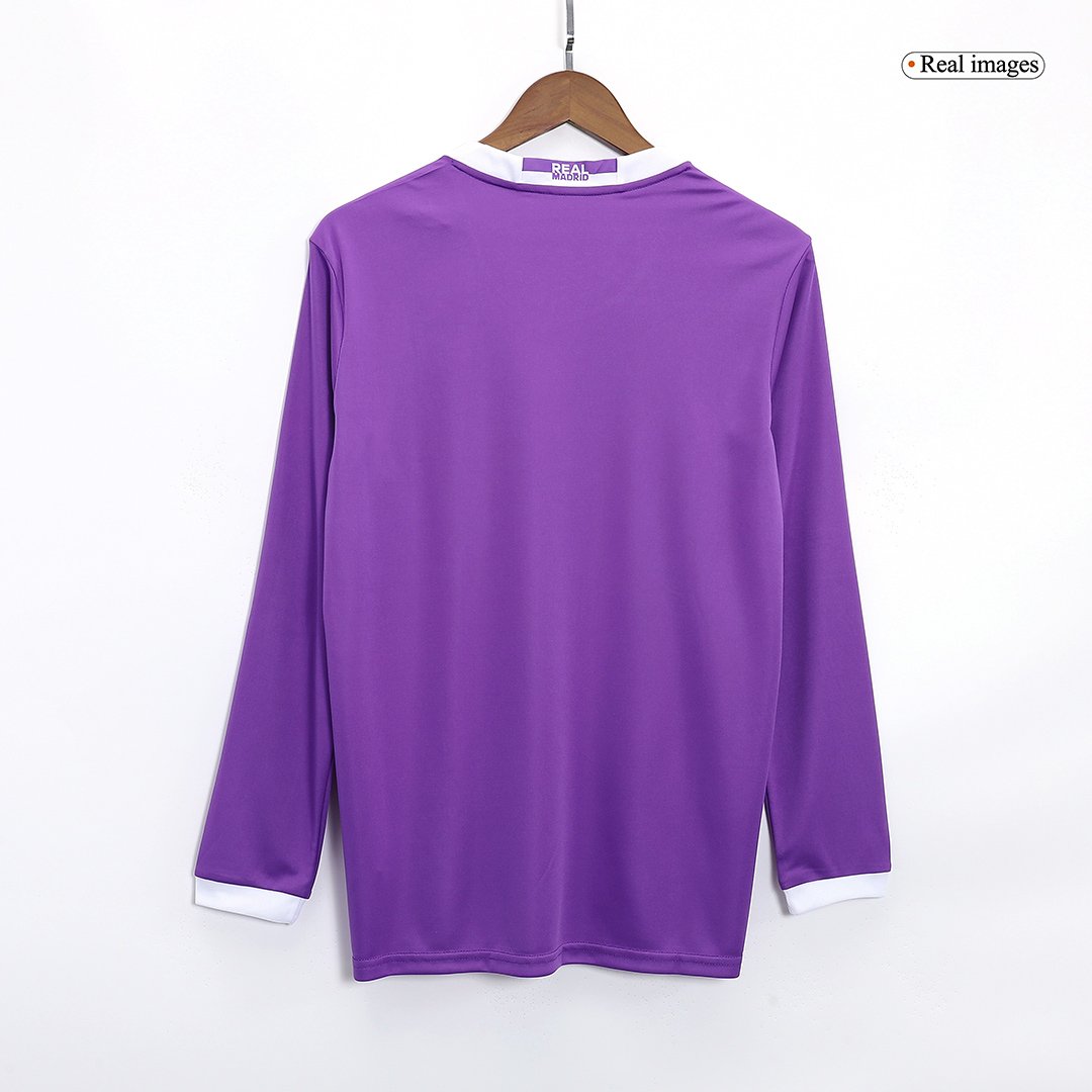 Retro Real Madrid Long Sleeve Away Jersey 2016/17 - minejerseys
