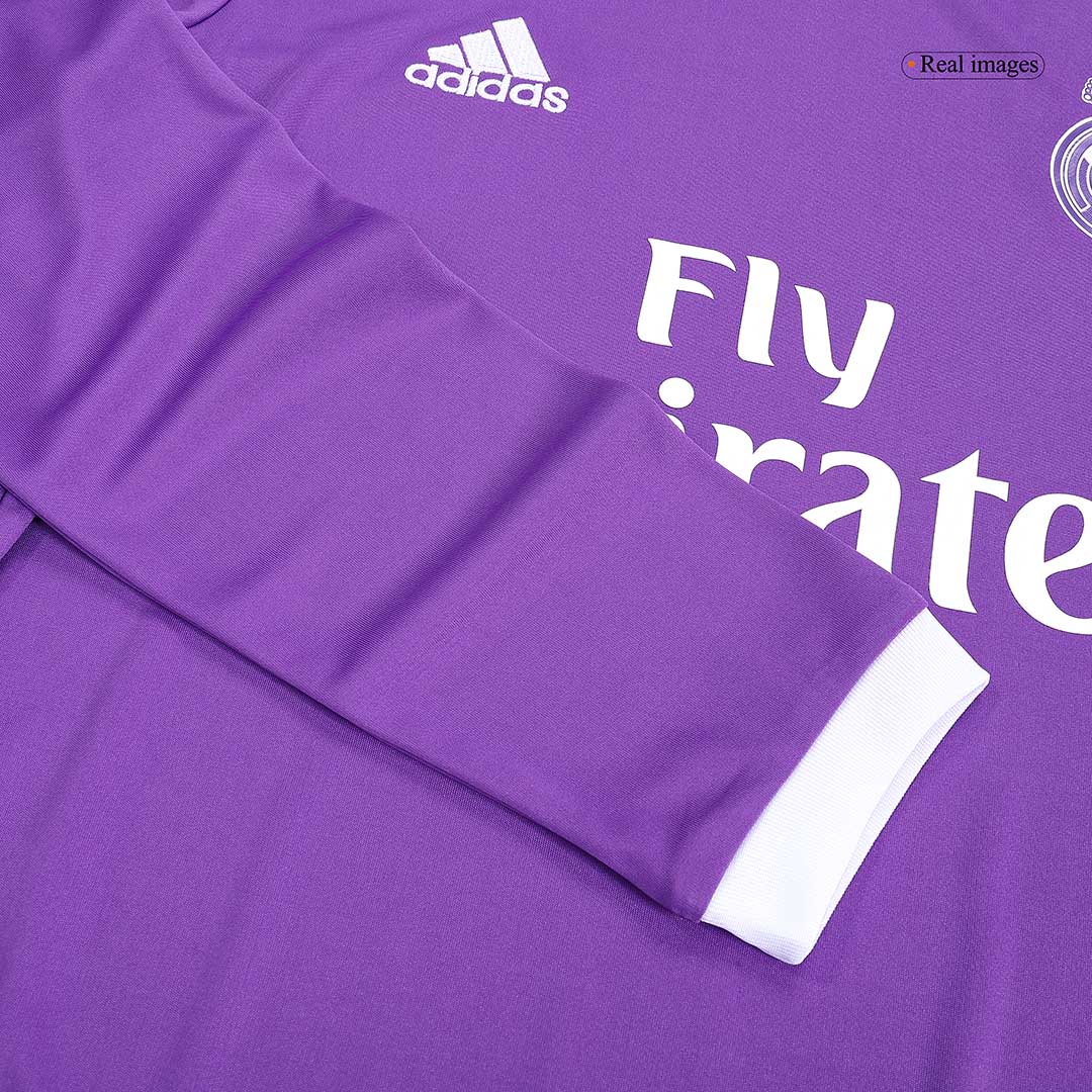 Retro Real Madrid Long Sleeve Away Jersey 2016/17 - minejerseys