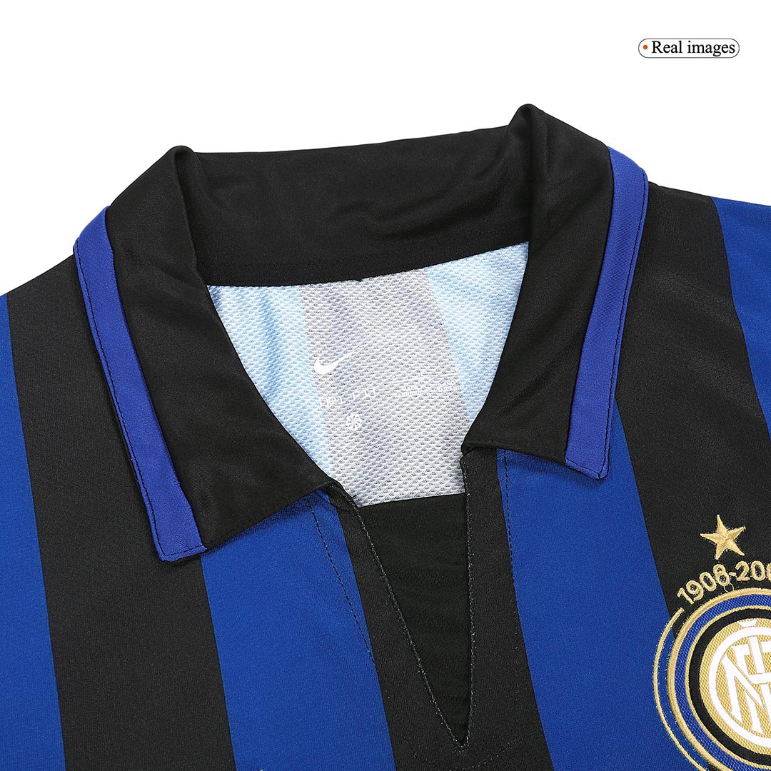 Retro Inter Milan 100th Anniversary Home Jersey 2007/08 - minejerseys