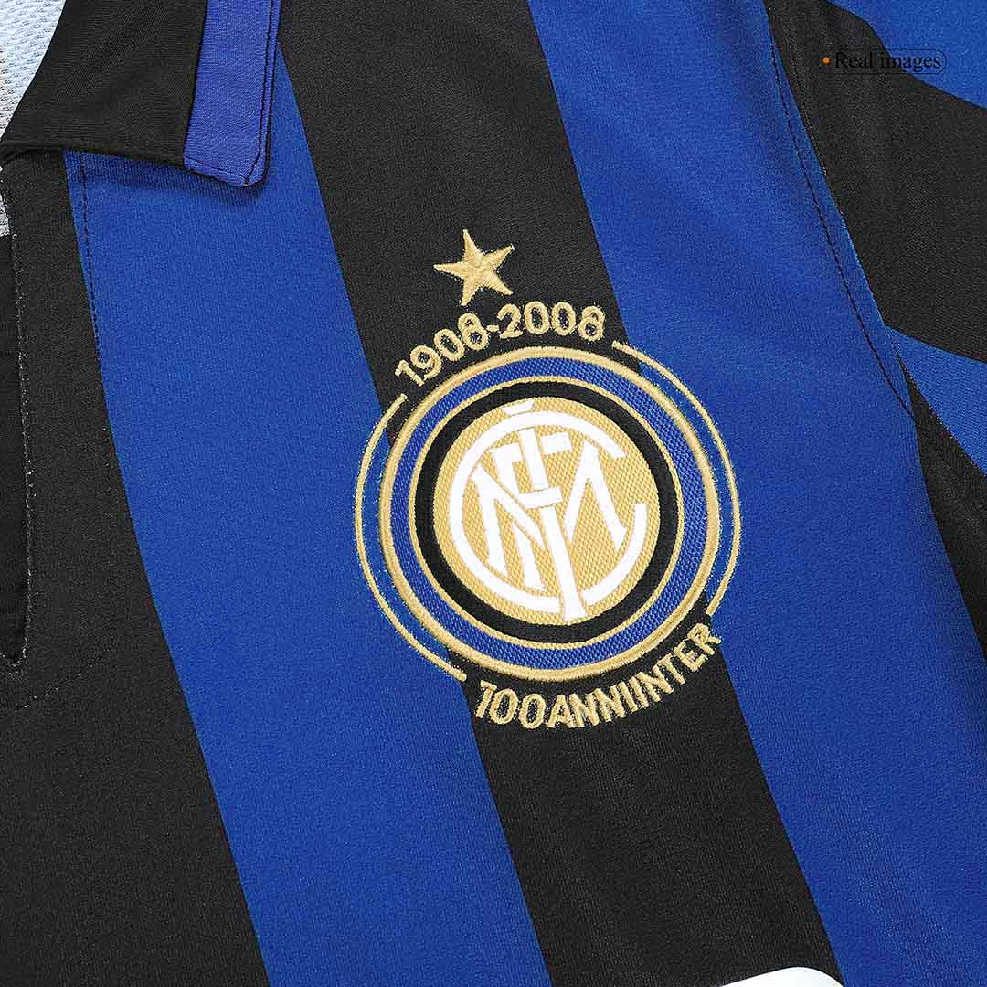 Retro Inter Milan 100th Anniversary Home Jersey 2007/08 - minejerseys