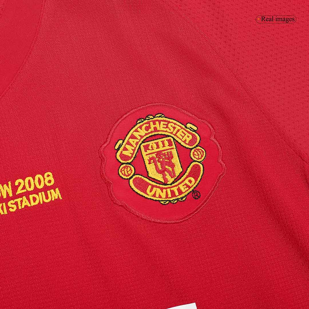 Retro Manchester United UCL Final Home Jersey 2007/08 - minejerseys