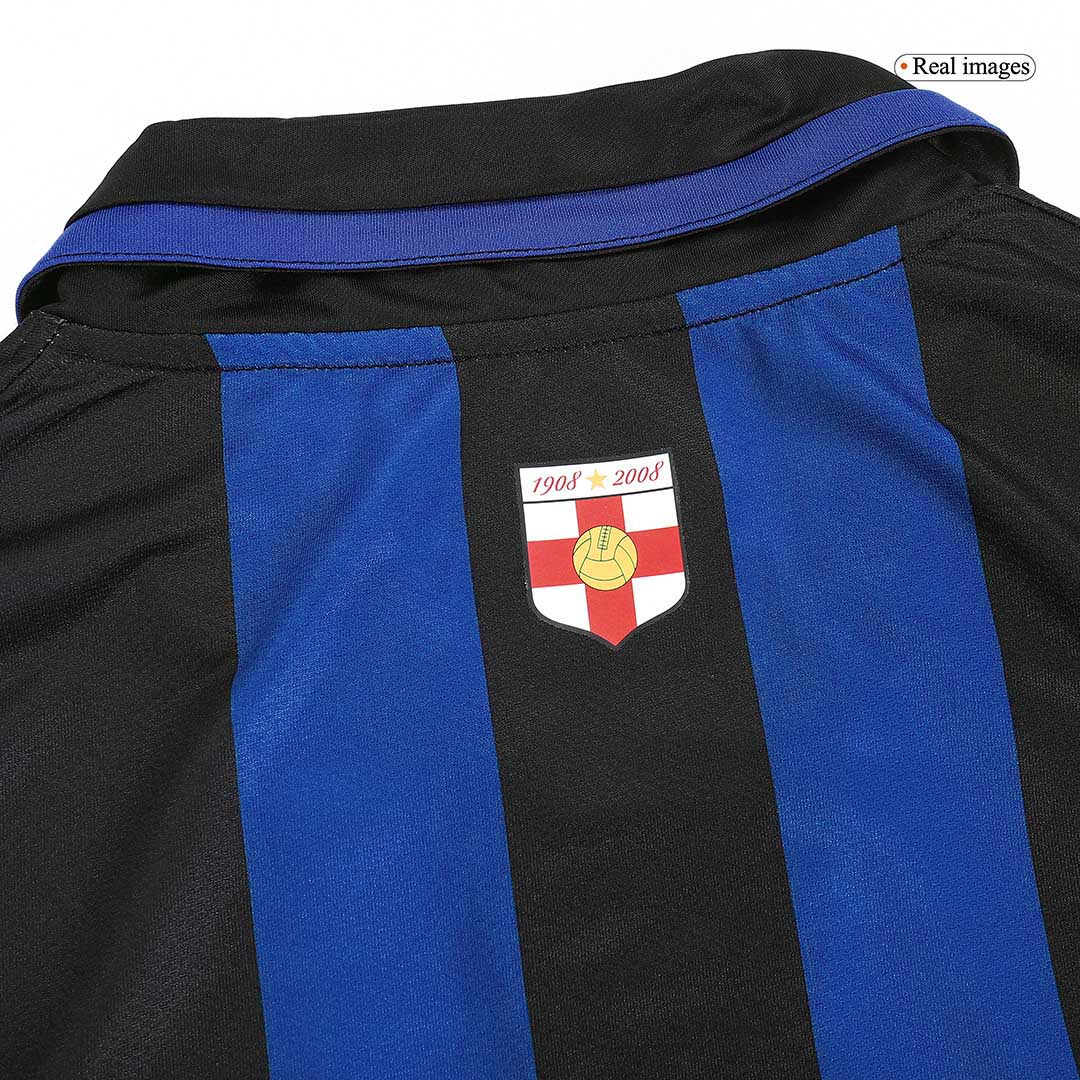 Retro Inter Milan 100th Anniversary Home Jersey 2007/08 - minejerseys