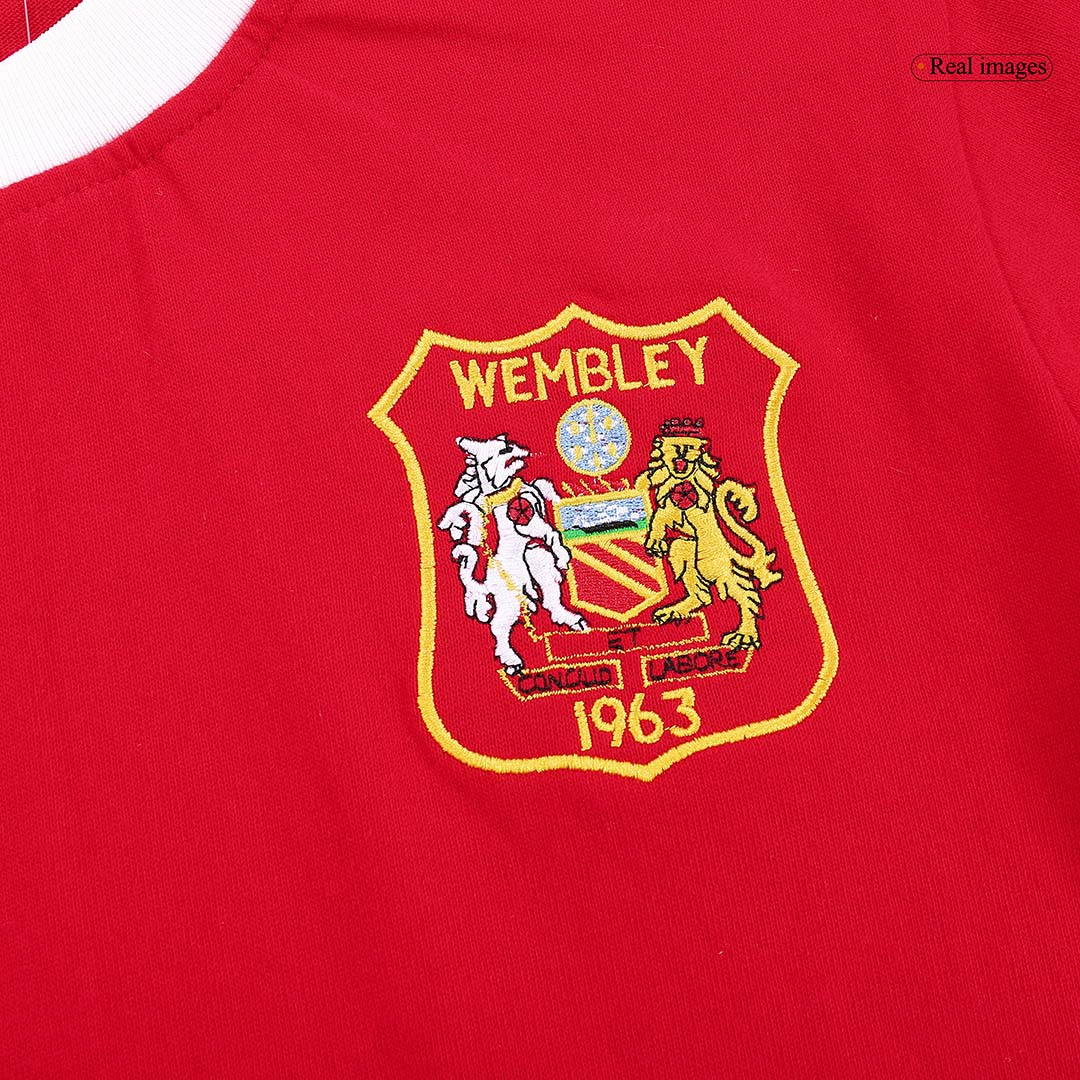 Retro Manchester United FA Cup Final Long Sleeve Jersey 1963 - minejerseys