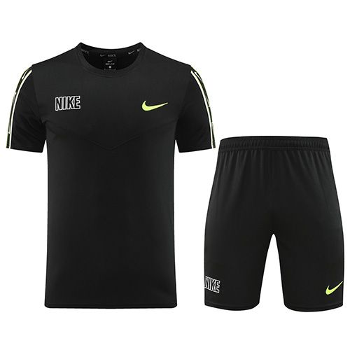 NK-ND03 Customize Team Jersey Kit(Shirt+Short) Black - minejerseys