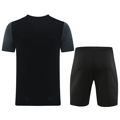NK-ND03 Customize Team Jersey Kit(Shirt+Short) Black&Gray - minejerseys