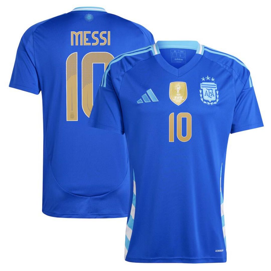 Messi #10 Argentina Away Jersey 2024 - [Super Replica] - minejerseys