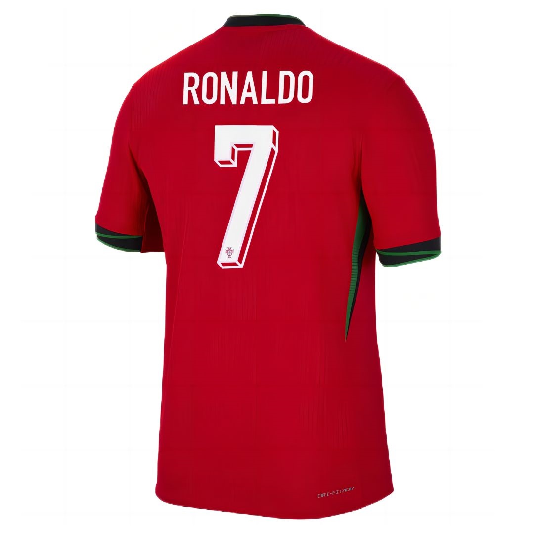 Ronaldo #7 Portugal Home Match Jersey Player Version EURO 2024 - minejerseys