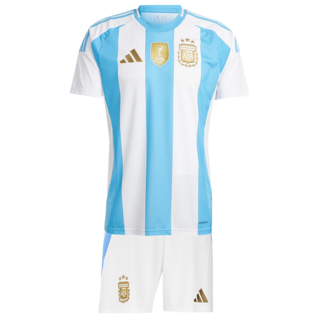 Kids Argentina Home Kit Copa America 2024 - minejerseys