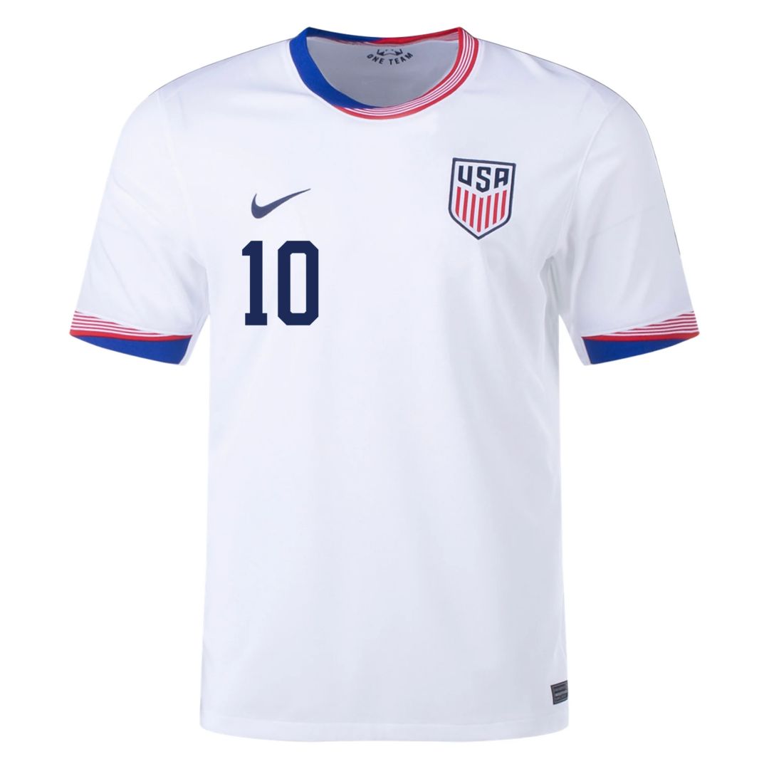 Pulisic #10 USMNT Home Jersey Copa America 2024 - minejerseys
