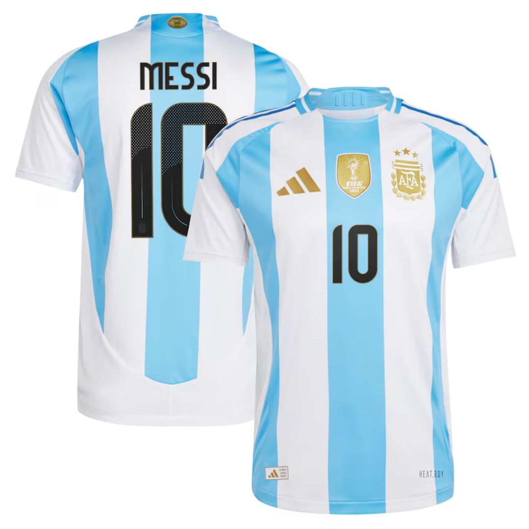 Messi #10 Argentina Home Match Jersey Player Version 2024 - minejerseys