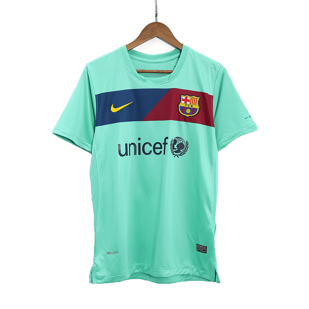 Messi #10 Retro Barcelona Away Jersey 2010/11 - minejerseys