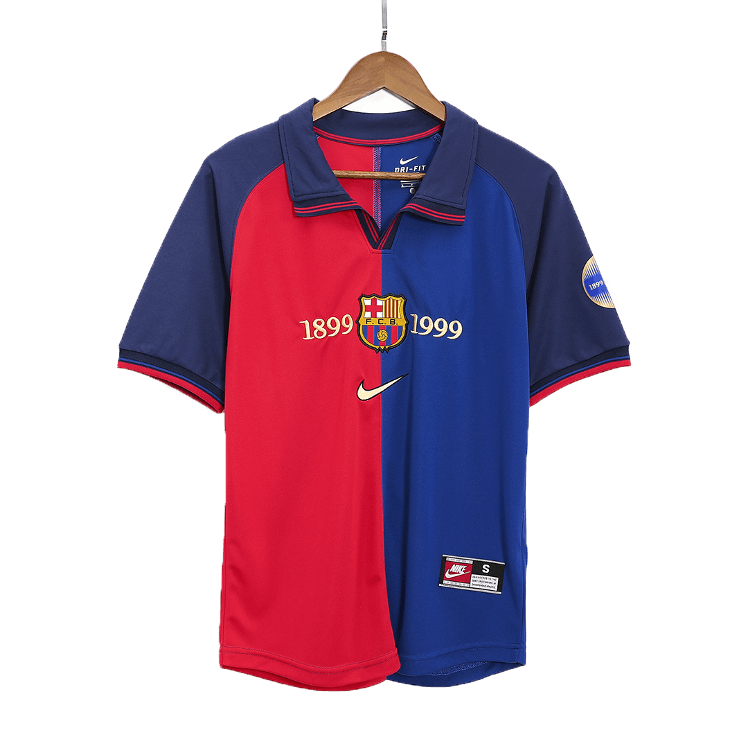 Retro Barcelona 100-Yeas Anniversary Home Jersey 1999/00 - minejerseys