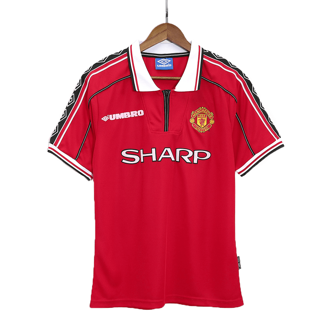Retro Manchester United Home Jersey 1999/00 - minejerseys